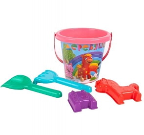 Набор для песка с формочками, 5 предметов (Деревяшки, 20WST05)