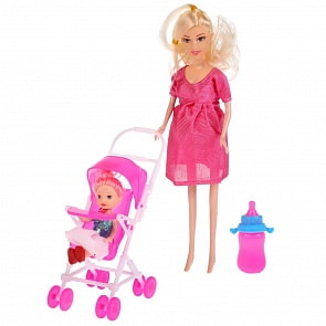 Набор из 2-х кукол: мама беременная и дочка, с аксессуарами (B1839485) (ассортимент)