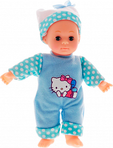 Пупс Hello Kitty, 18 см., озвученный, закрываются глазки (Карапуз, SB18001-RUsim)