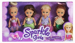 Куклы-феи Sparkle Girlz, 4 штуки (Funville, 24044пц) - миниатюра