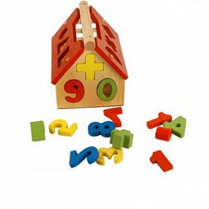 Домик. Цифры фигуры (Мир Деревянных Игрушек, Д199)