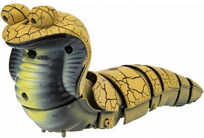 Интерактивный питомец RoboLife – Робо-змейка на ИК, песочная (1toy, Т18751)