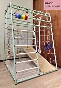 ДСК Веселый малыш – Next, горка фанерная, розовый (Вертикаль, Next_ горка фанерная розовый)