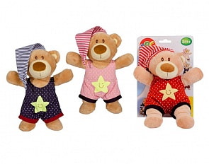 Мягкая плюшевая игрушка Мишка в пижаме, 3 вида (Simba, 4017556)