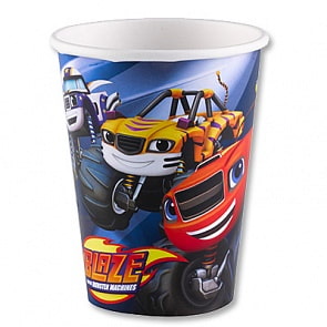 Стакан бумажный, Вспыш, 8 штук, 270 мл (Amscan, 1502-2886)