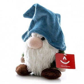 Игрушка мягкая - Гном синий, 35 см. (Aurora, 150665A)