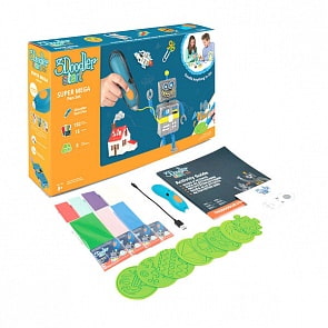 3Д Ручка 3doodler Start Мега, большой подарочный набор (Wobble Works, 3DS-MEGA-E-R-17)