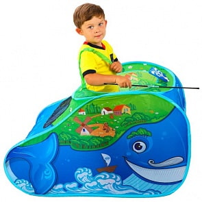 Палатка-костюм Чудо Кит, сумка на молнии (Наша Игрушка, M7117)