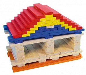 Деревянный конструктор, 100 деталей (Vilac, V2125)