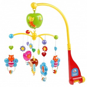 Музыкальная карусель Пчелка жу-жу, 10 колыбельных, 5 звуков природы, сказка (Умка, GW6918-R-D1)