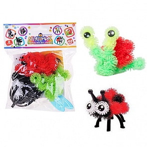 Конструктор из серии Лепейник, 48 разноцветных деталей с 8 аксессуарами, 2 вида (1toy, Т59406) (ассортимент)