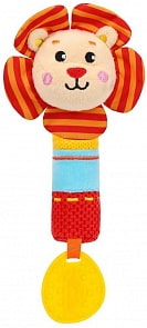 Пищалка с силиконовым прорезывателем Львенок (Жирафики, 939703)
