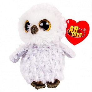 Мягкая игрушка - Совенок серый, 15 см (Abtoys, M0033п)