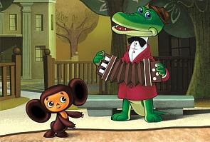 Макси Паззл "Чебурашка" Союзмультфильм 24 элементов (Origami, 10898or) 