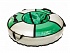 Санки надувные – Тюбинг Элит, зеленый, 105 см  - миниатюра №1
