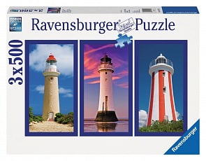Пазл-триптих - Маяк, 3х500 деталей (Ravensburger, 16277)