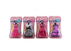 Набор одежды и аксессуаров для куклы высотой 29 см, платье, туфли, сумочка (Shantou, 3313-F)