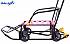 Снегомобиль Snow Galaxy Black Auto, розовые рейки на больших мягких колесах   - миниатюра №7