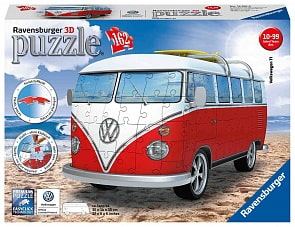 3D Пазл - VW Bus T1, 162 элемента (Ravensburger, 12516)