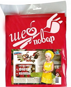 Набор шеф-повар - Фартук, колпак (Лидер, 79718)