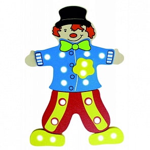 Шнуровка Клоун, 5 деталей (Алатойс, ШК01sim)