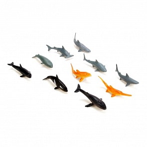 Набор из 10 водных обитателей в тубе (Играем вместе, TH950310A17sim)