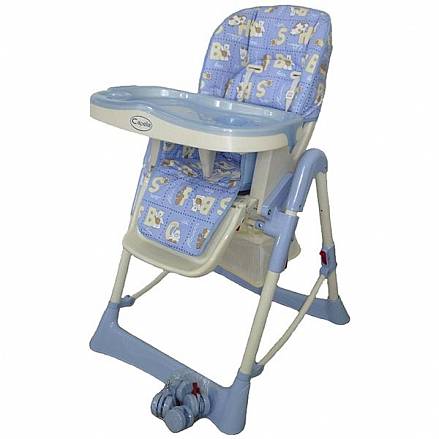 Детский стульчик для кормления Jetem – Piero Light Blue World 