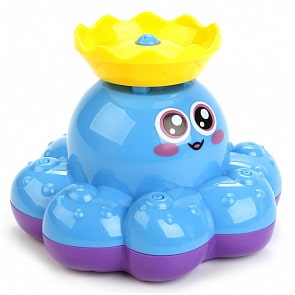 Игрушка для ванной – Осьминог, озвученный и разбрызгивает воду (Умка, B1487994-R)