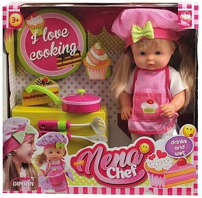 Кукла Baby Nena шеф-повар, 36 см (Dimian, BD387)
