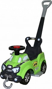Каталка-автомобиль Sokol №5 с ручкой и подножкой (Полесье, 72153)