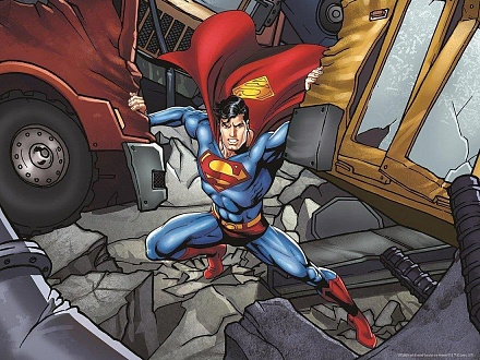 Пазл Super 3D - Сила Супермена, 500 деталей 