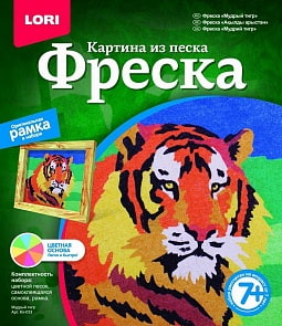 Фреска из песка - Мудрый тигр (Лори, Кп-033)