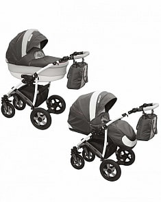 Детская коляска Camarelo Carmela 2 в 1, темно-серая (Camarelo, CR_11)