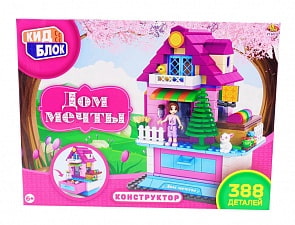 Конструктор Кид Блок - Дом Мечты, 388 предметов (ABtoys, PT-00755)