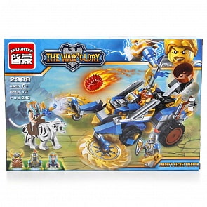 Конструктор с фигурками и аксессуарами, 243 детали (Enlighten Brick, BRICK2308 (С)