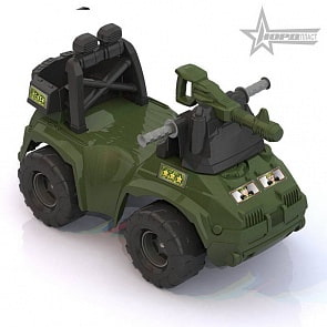 Толокар Бронетранспортер, руль со звуком (Нордпласт, Н-431015)