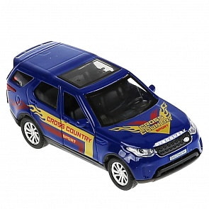 Машина металлическая Land Rover Discovery Спорт 12 см, свет-звук, инерция, синяя (Технопарк, DISCOVERY-12SLSRT-BU)