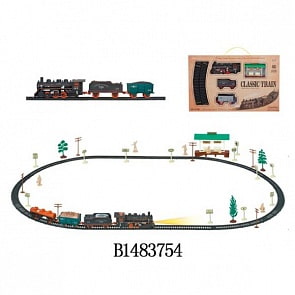 Железная дорога со световыми эффектами и аксессуарами (Shantou, B1483754sim) 