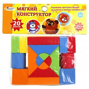 Мягкий конструктор – Союзмультфильм, 20 деталей (Играем Вместе, B1589688-Rsim)