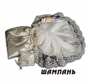 Комплект на выписку - Императорский, шампань (Мой Ангелок, УТ-00000377_шампань)