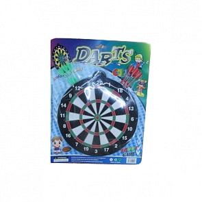 Набор для игры в Дартс, мишень и 6 дротиков с магнитами (Shantou, D22343sim)