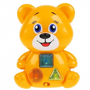 Развивающая игрушка - Сказочник-мишка, 3 сказки К. Чуковского, 50+стихов и загадок, 15 песен и потешек (Умка, HT843-R)