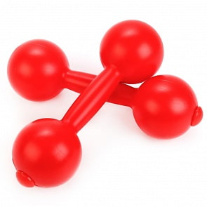 Гантели 0,45 кг, 2 штуки, 21 см (Совтехстром, У648)