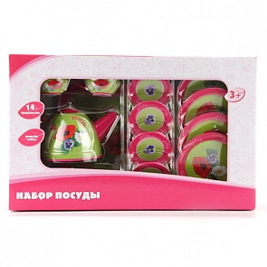 Набор посуды, 14 предметов (Играем вместе, CH1642-R)