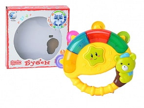 Музыкальный инструмент - Бубен - Е-нотка со светом и звуком (Tongde, T45-D815sim)