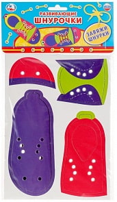 Настольная игра-шнуровка – Ботинок (Умка, 4690590149621sim)