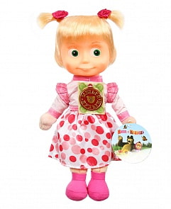 Мягкая игрушка – Маша в нарядном платье из серии Маша и Медведь, 29 см., музыкальный чип (Мульти-Пульти, V92510/26A)