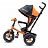 Велосипед 3 колесный – Lexus Trike, цвет оранжевый, надувные колеса 12 и 10 дюйм, светомузыкальная панель, поворотное сиденье  - миниатюра №1