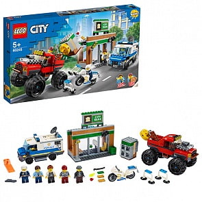 Конструктор Lego City Police - Ограбление полицейского монстр-трака (Lego, 60245-L)