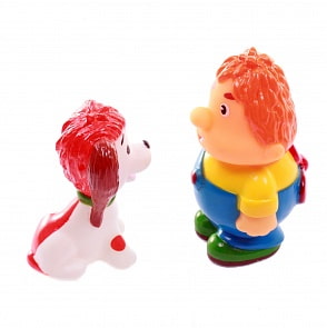 Набор для купания – Карлсон и Щенок, в сетке (Играем вместе, 137Rsim)